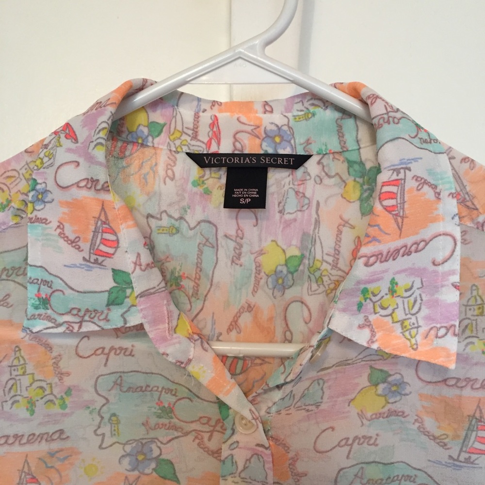 🌷x3 for $20🌷 Victoria’s Secret Sheer Button Down